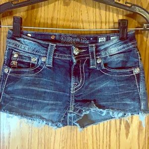 Miss Me DIY short shorts, sz10